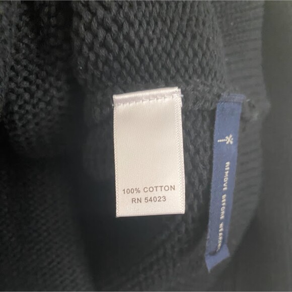 Banana Republic Women's Black Chunky Button Down Sweater S - Picture 3 of 6